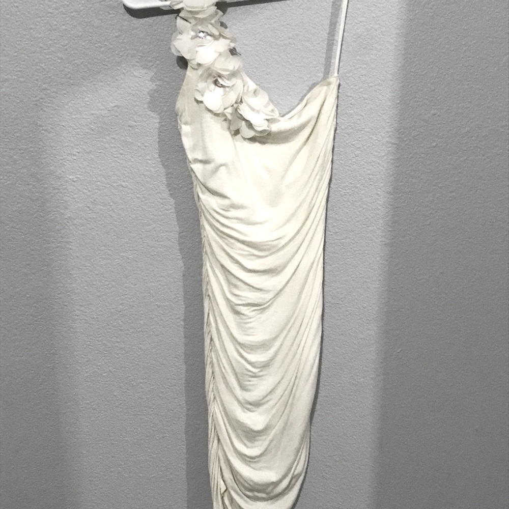One Strap Ruched Dress